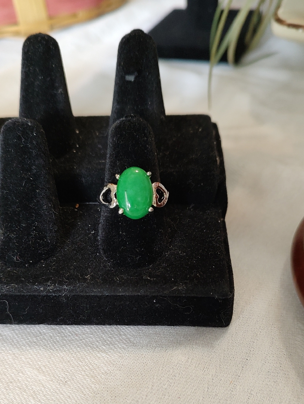 Beautiful Green Gemstone Ring